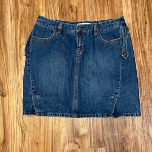 Tommy Hilfiger women’s 14 large skirt mini Jean  denim vintage y2k trend blue